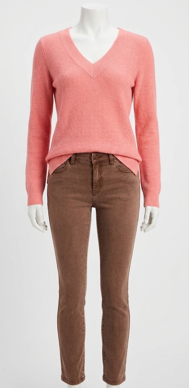 NEW NIC + ZOE mid rise straight ankle jeans in coffee bean